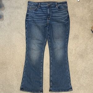 American Eagle Outfitters Dark Blue Flare Jeans